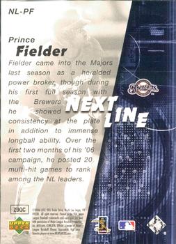 2006 SPx - Next In Line #NL-PF Prince Fielder Back