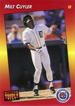 1992 Triple Play #100 Milt Cuyler Front