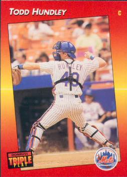 1992 Triple Play #104 Todd Hundley Front