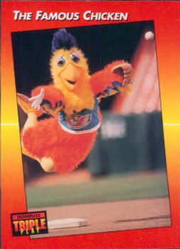 1992 Triple Play #138 The Famous Chicken Front