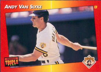 1992 Triple Play #148 Andy Van Slyke Front