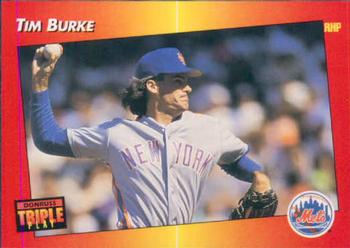 1992 Triple Play #14 Tim Burke Front