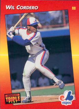1992 Triple Play #179 Wil Cordero Front
