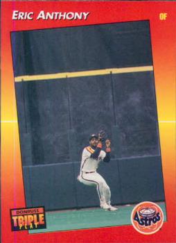 1992 Triple Play #18 Eric Anthony Front