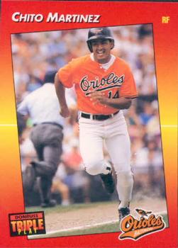 1992 Triple Play #192 Chito Martinez Front