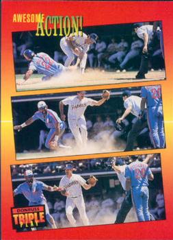 1992 Triple Play #196 Ivan Calderon / Mike Maddux Front