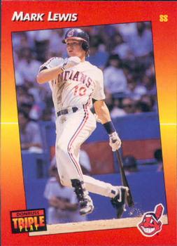 1992 Triple Play #205 Mark Lewis Front