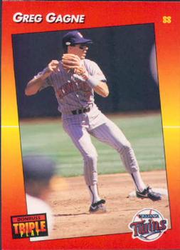 1992 Triple Play #230 Greg Gagne Front