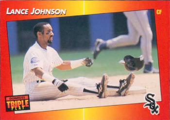 1992 Triple Play #239 Lance Johnson Front