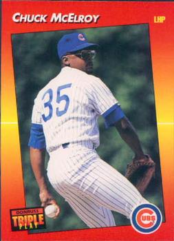1992 Triple Play #245 Chuck McElroy Front