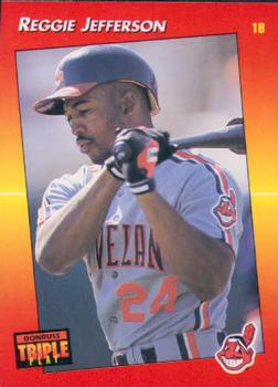 1992 Triple Play #24 Reggie Jefferson Front