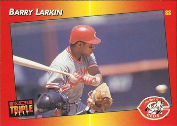 1992 Triple Play #31 Barry Larkin Front
