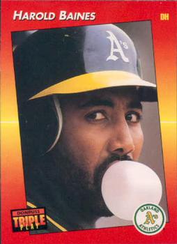 1992 Triple Play #34 Harold Baines Front