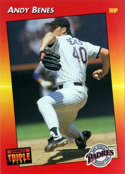 1992 Triple Play #33 Andy Benes Front