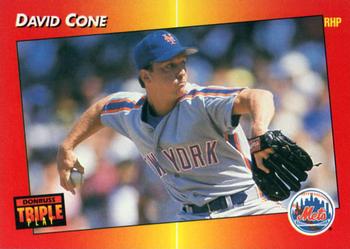 1992 Triple Play #35 David Cone Front