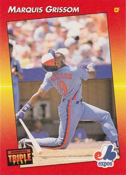 1992 Triple Play #47 Marquis Grissom Front