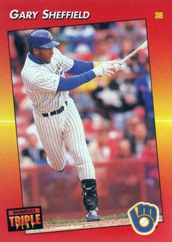 1992 Triple Play #53 Gary Sheffield Front