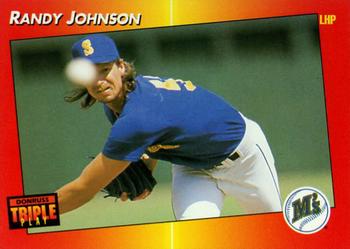 1992 Triple Play #71 Randy Johnson Front