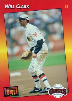 1992 Triple Play #155 Will Clark Front