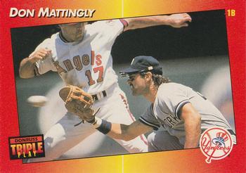 1992 Triple Play #159 Don Mattingly Front
