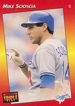 1992 Triple Play #191 Mike Scioscia Front