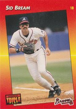 1992 Triple Play #258 Sid Bream Front