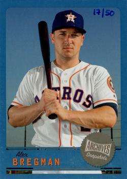 2019 Topps Archives Snapshots - Blue #AS-AB Alex Bregman Front