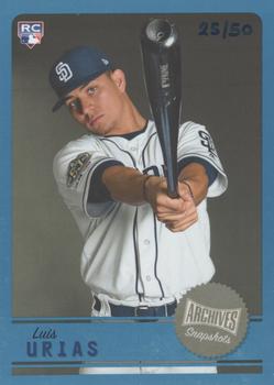 2019 Topps Archives Snapshots - Blue #AS-LU Luis Urias Front