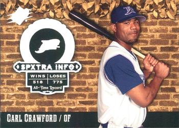 2006 SPx - SPxtra Info #XI-CC Carl Crawford Front