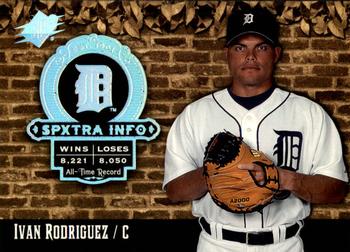2006 SPx - SPxtra Info #XI-IR Ivan Rodriguez Front