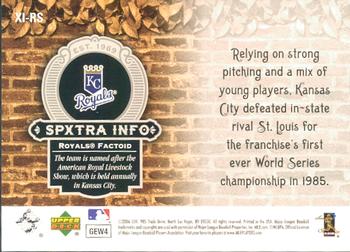 2006 SPx - SPxtra Info #XI-RS Reggie Sanders Back