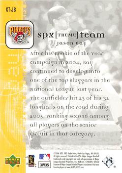 2006 SPx - SPxtreme Team #XT-JB Jason Bay Back