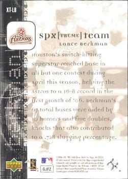 2006 SPx - SPxtreme Team #XT-LB Lance Berkman Back
