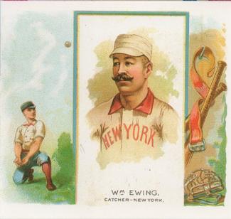 1888 Allen & Ginter World's Champions (N43) Baseball Only Reprint #NNO Buck Ewing Front