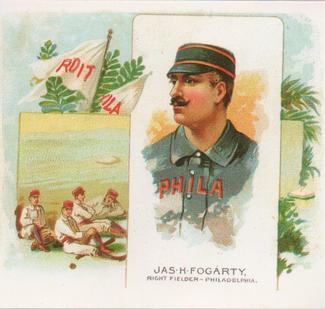 1888 Allen & Ginter World's Champions (N43) Baseball Only Reprint #NNO Jas H. Fogarty Front