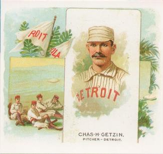 1888 Allen & Ginter World's Champions (N43) Baseball Only Reprint #NNO Charles Getzien Front