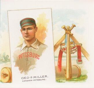 1888 Allen & Ginter World's Champions (N43) Baseball Only Reprint #NNO George F. Miller Front