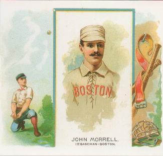 1888 Allen & Ginter World's Champions (N43) Baseball Only Reprint #NNO John Morrill Front