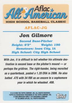 2006 Topps AFLAC All-American Classic #AFLAC-JG Jon Gilmore Back