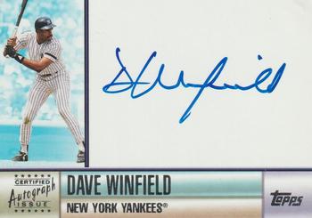 2006 Topps - Autographs #TA-DW Dave Winfield Front