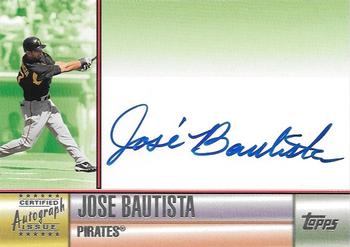 2006 Topps - Autographs Green #TA-JB Jose Bautista Front