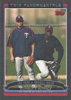 2006 Topps - Black #647 Twin Fundamentals (Lew Ford / Rondell White) Front