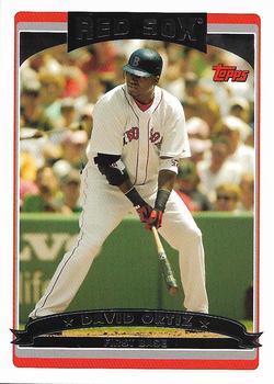 2006 Topps - Boston Red Sox #3 David Ortiz Front