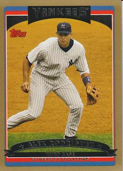 2006 Topps - Gold #1 Alex Rodriguez Front