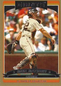 2006 Topps - Gold #54 Mike Matheny Front