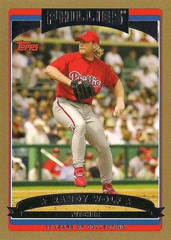 2006 Topps - Gold #141 Randy Wolf Front