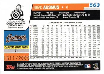 2006 Topps - Gold #563 Brad Ausmus Back