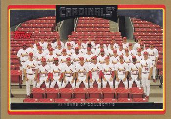 2006 Topps - Gold #608 St. Louis Cardinals Front