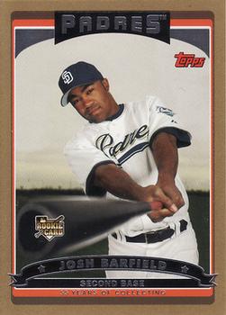 2006 Topps - Gold #633 Josh Barfield Front