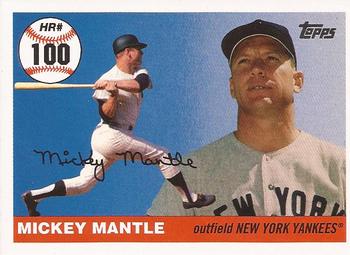 2006 Topps - Mickey Mantle Home Run History #MHR100 Mickey Mantle Front